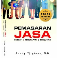 Pemasaran Jasa: Prinsip; Penerapan; Penelitian