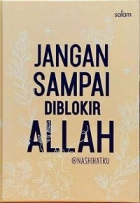 Jangan sampai Diblokir Allah